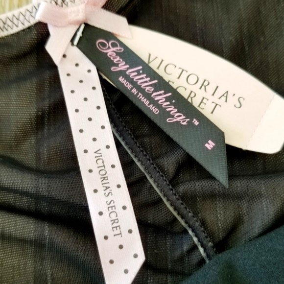 Victoria's Secret Vintage Sexy Little Things Garter Skirt Strappy Panty SheerNWT - Picture 6 of 14